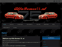 Tablet Screenshot of alfaromeo75.nl